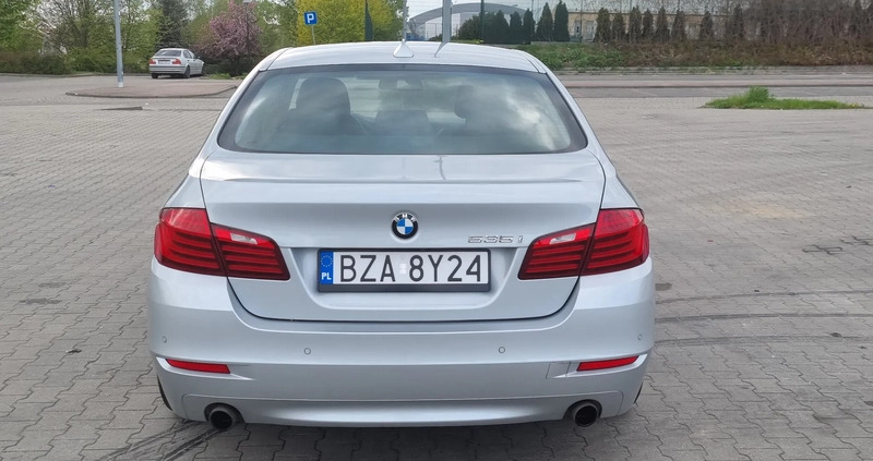 BMW Seria 5 cena 92900 przebieg: 51400, rok produkcji 2014 z Zambrów małe 277